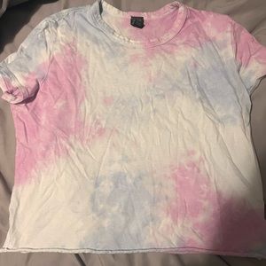 Wild Fable Cropped Tie-Dye Shirt